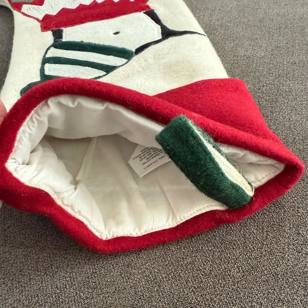 Crate & Barrel Fair Isle Friends Penguin Christmas Stocking by Joan Anderson